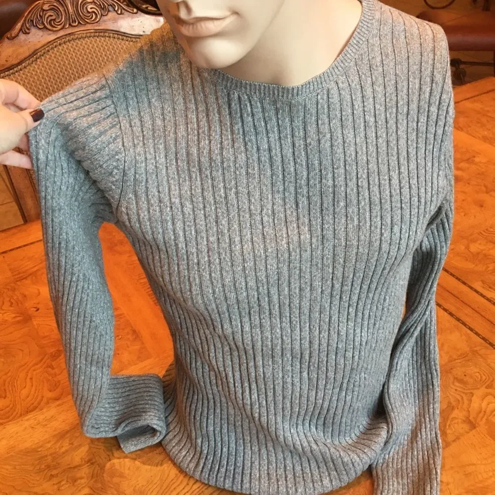 SOFT RIB knit Textured Sweater!!